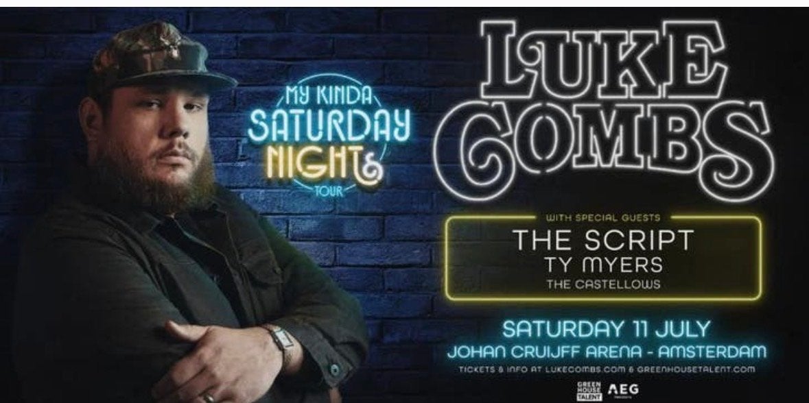 Kaarten Luke Combs 11 juli 2026, Twee personen, Juli