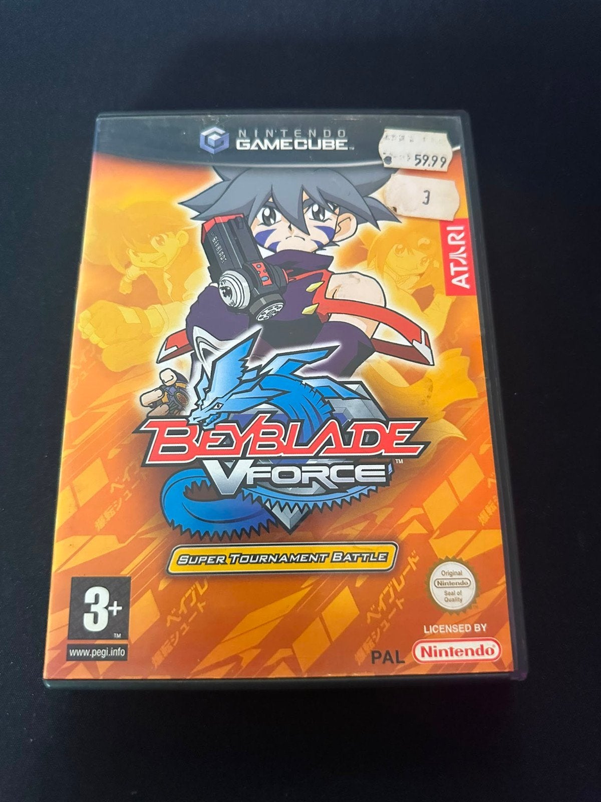Beyblade V-Force Super Tournament Battle GameCube, Gebruikt, Vechten, 1 speler, Eén computer