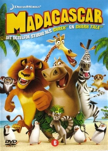 DVD: Madagascar, Tekenfilm, Ophalen of Verzenden, Zo goed als nieuw, Alle leeftijden