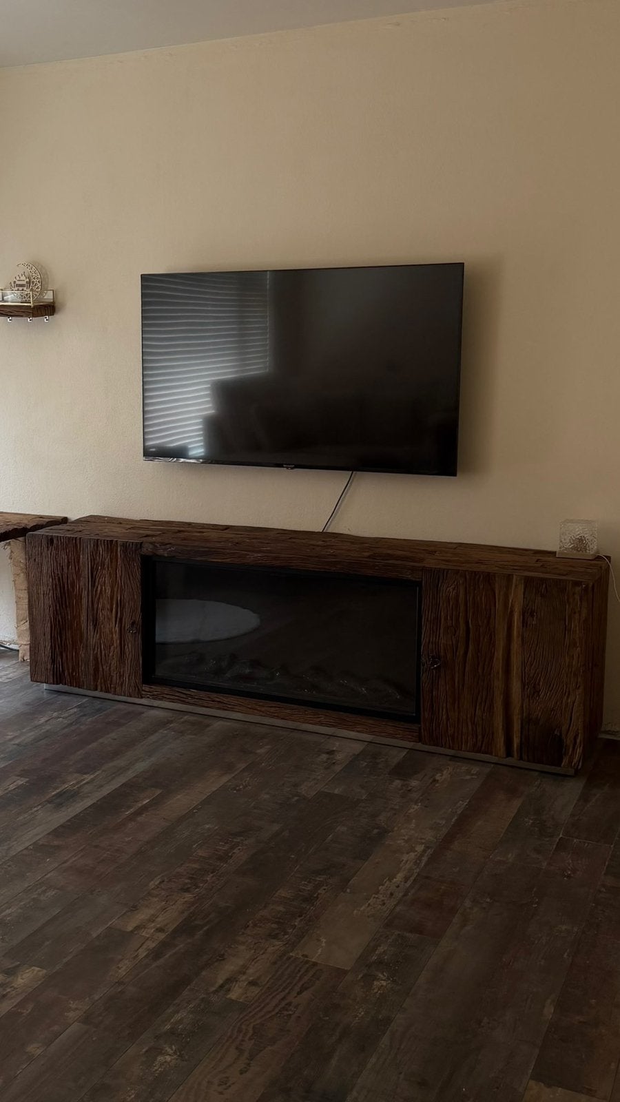 tv kast met openhaard functie, Huis en Inrichting, Kasten | Televisiemeubels, Ophalen, Gebruikt, 25 tot 50 cm, Minder dan 100 cm