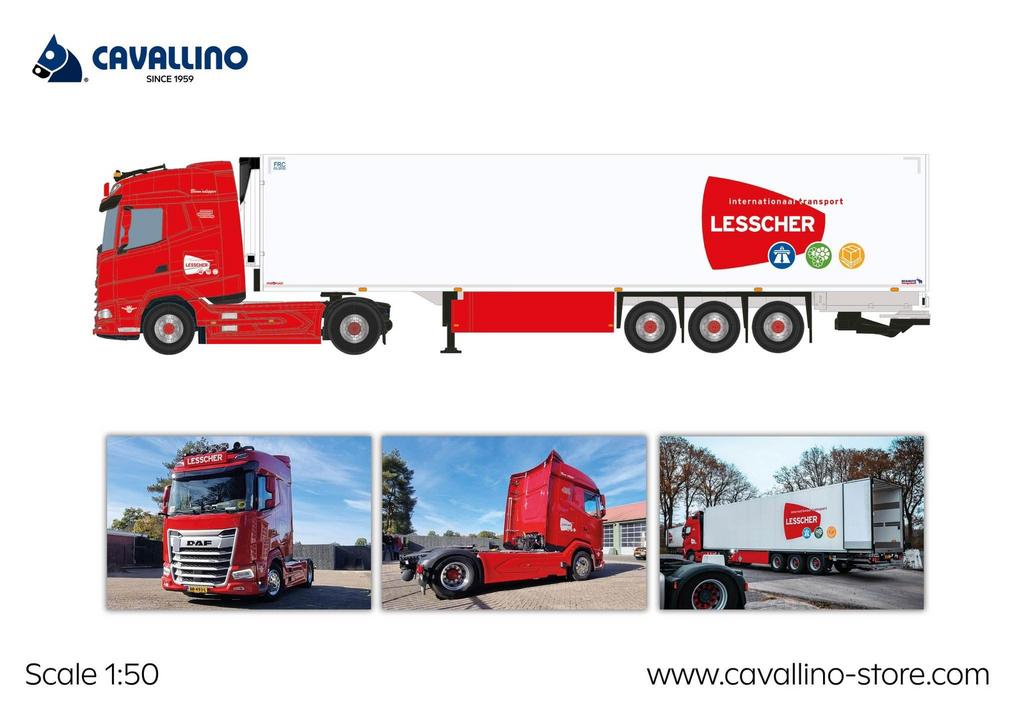 Cavallino 1:50 Lesscher Geen Tekno/Wsi, Ophalen of Verzenden, Nieuw, Bus of Vrachtwagen, Overige merken
