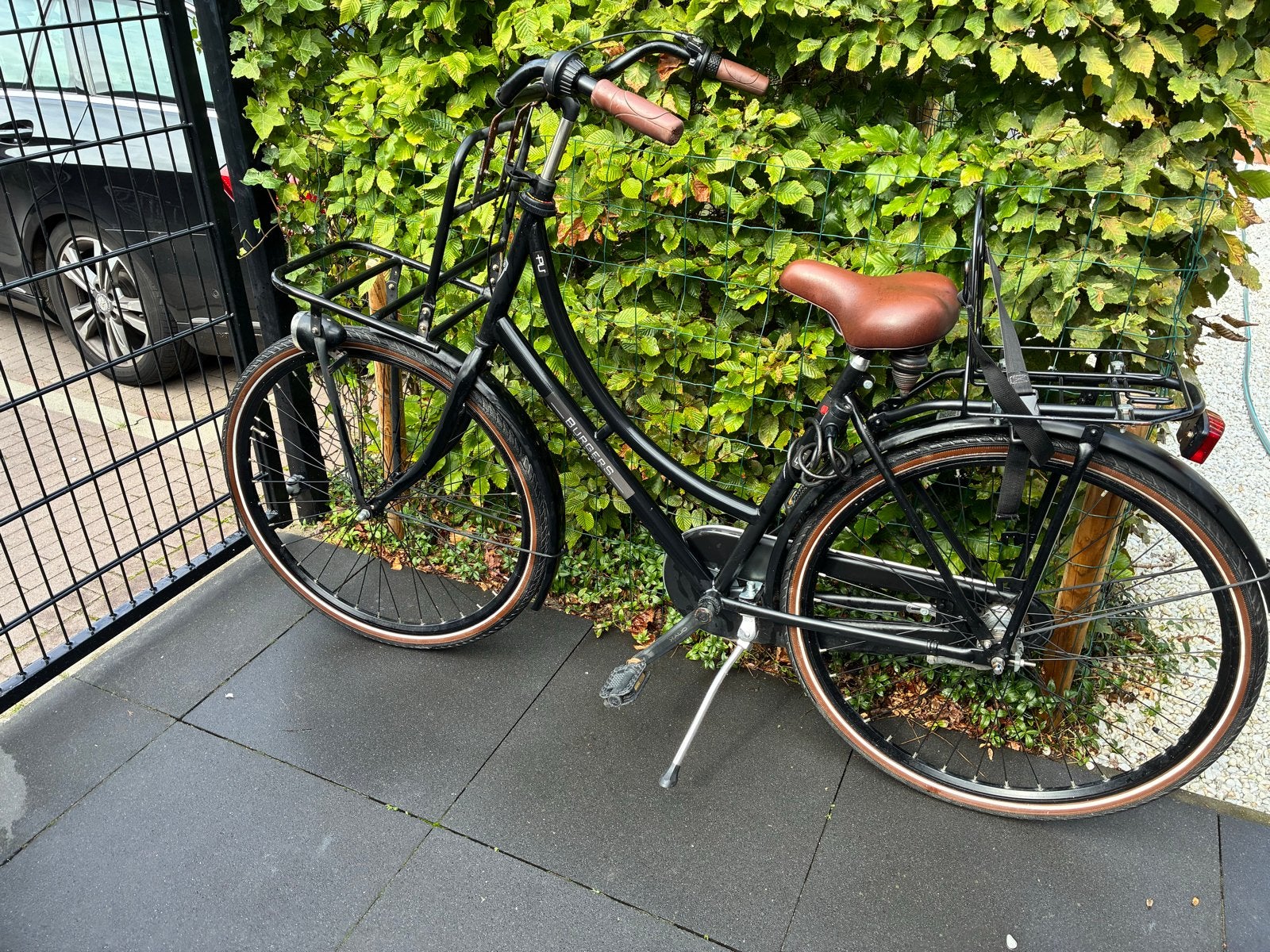 Oma fiets van merk Burgers 28 inch 53 cm met tassendrager, 50 tot 53 cm, Ophalen, Zo goed als nieuw, Overige merken