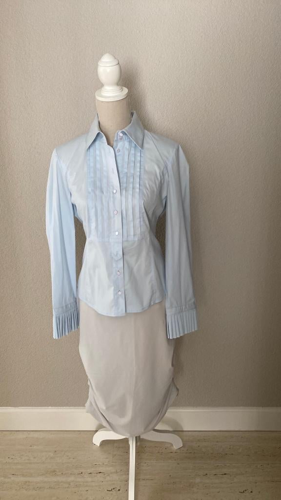 Blouse Blauw La Ligna Maat 40, Maat 38/40 (M), Blauw, Ophalen of Verzenden, Zo goed als nieuw