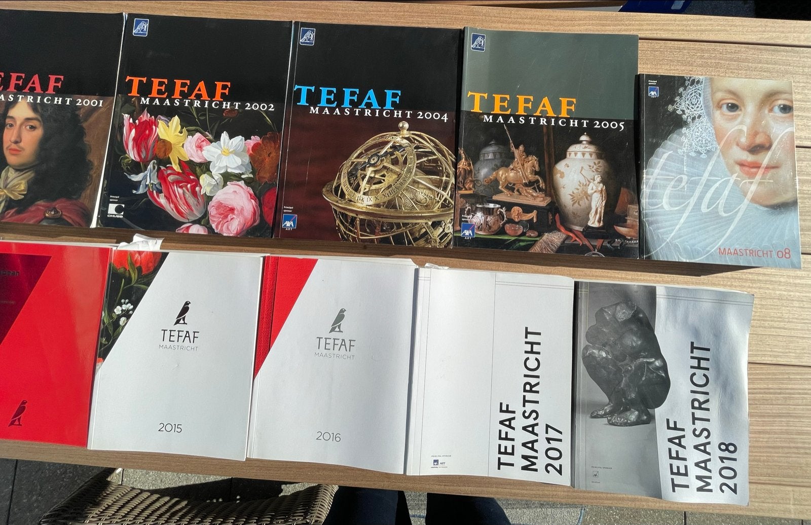 TEFAF catalogi - Jaren 1998 t/m 2016 (12 stuks), Ophalen of Verzenden, Zo goed als nieuw, Overige onderwerpen