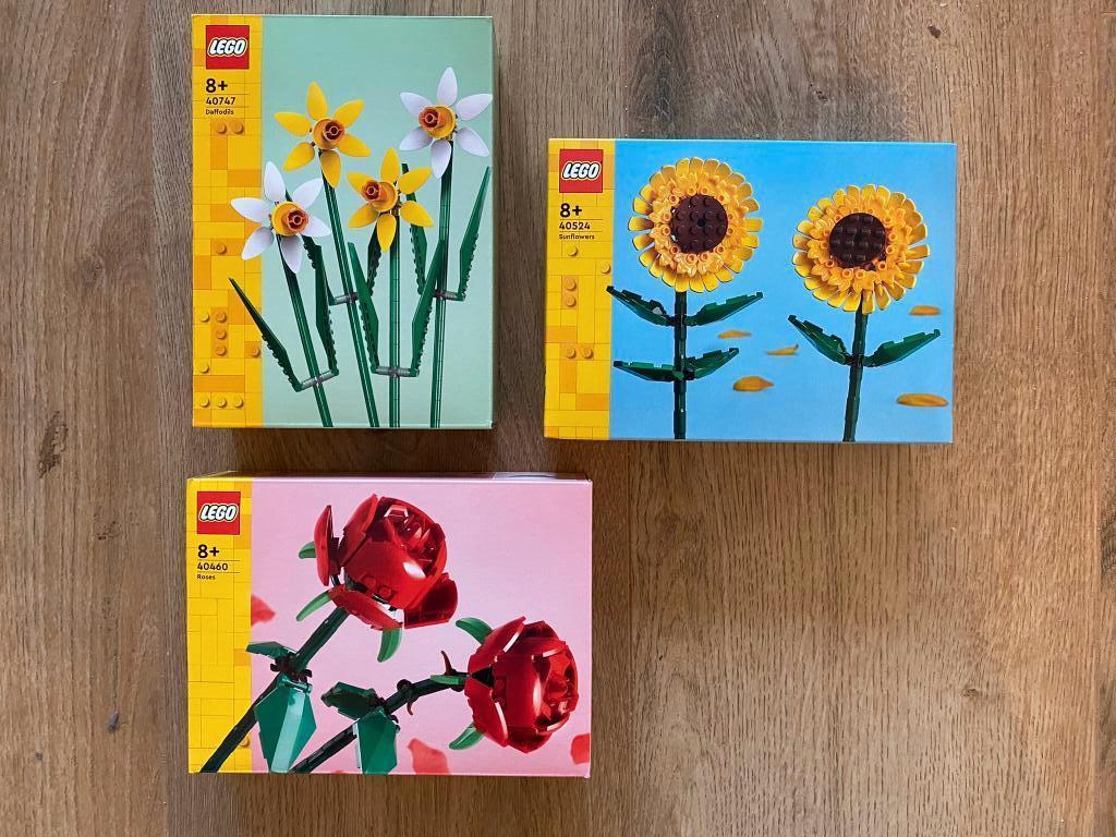 Lego sets 40460 rozen 40524 zonnebloe 40747 narcissen NIEUW!, Bionicle, Compleet, Lego, Nieuw