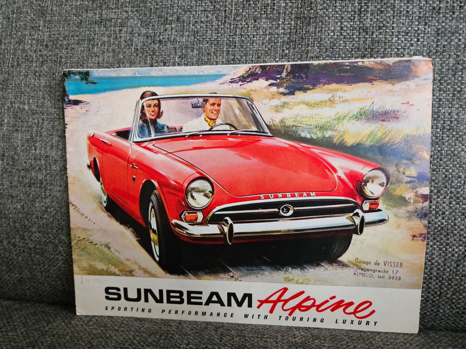 Originele Sunbeam Alpine brochure uit de jaren '60, Verzenden, Gelezen, Overige merken, Onbekend
