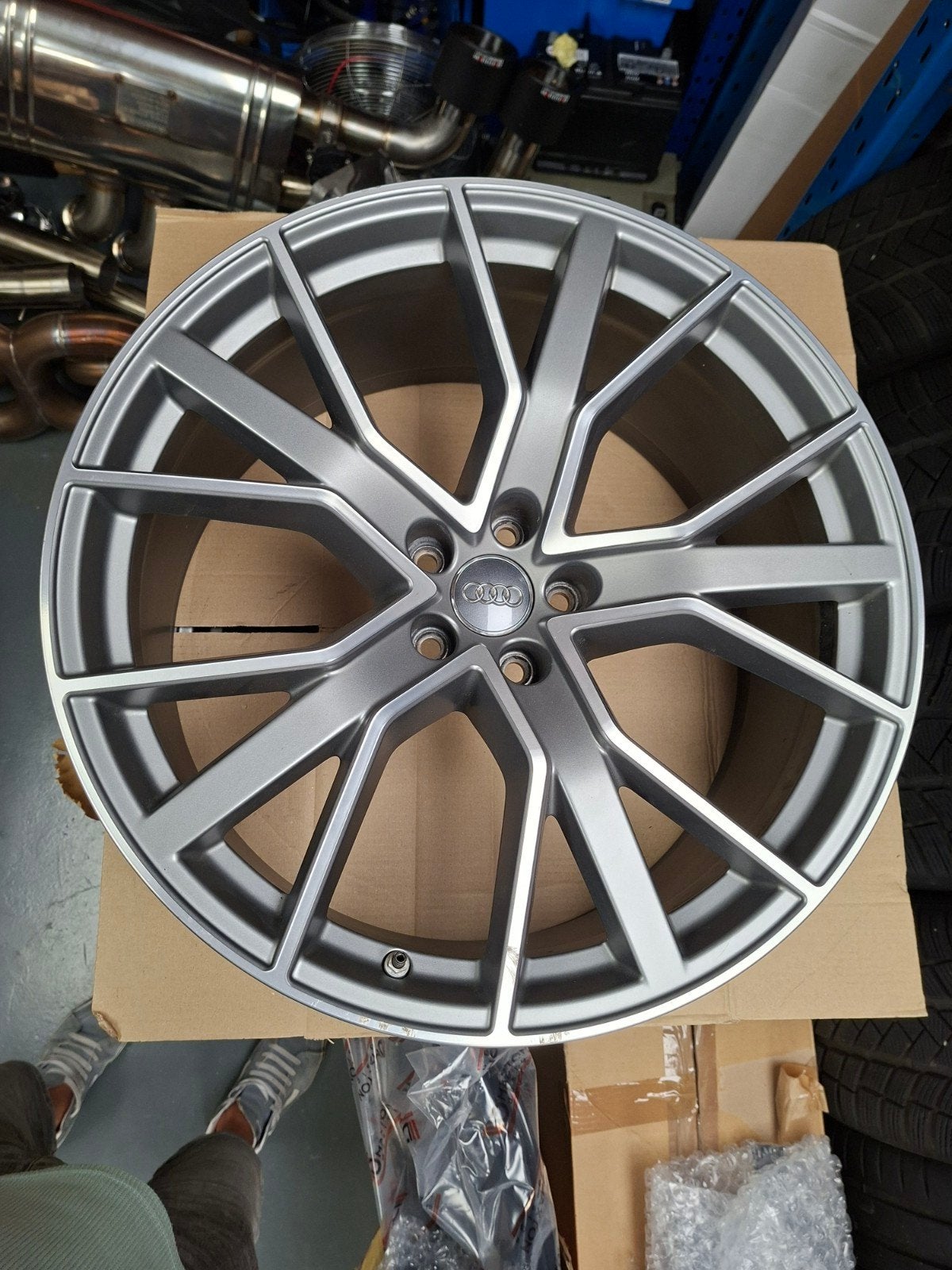 Originele Audi RS6/RS7 Performance  C7 Velgen 21 inch, Gebruikt, Velg(en), Personenwagen, Zomerbanden