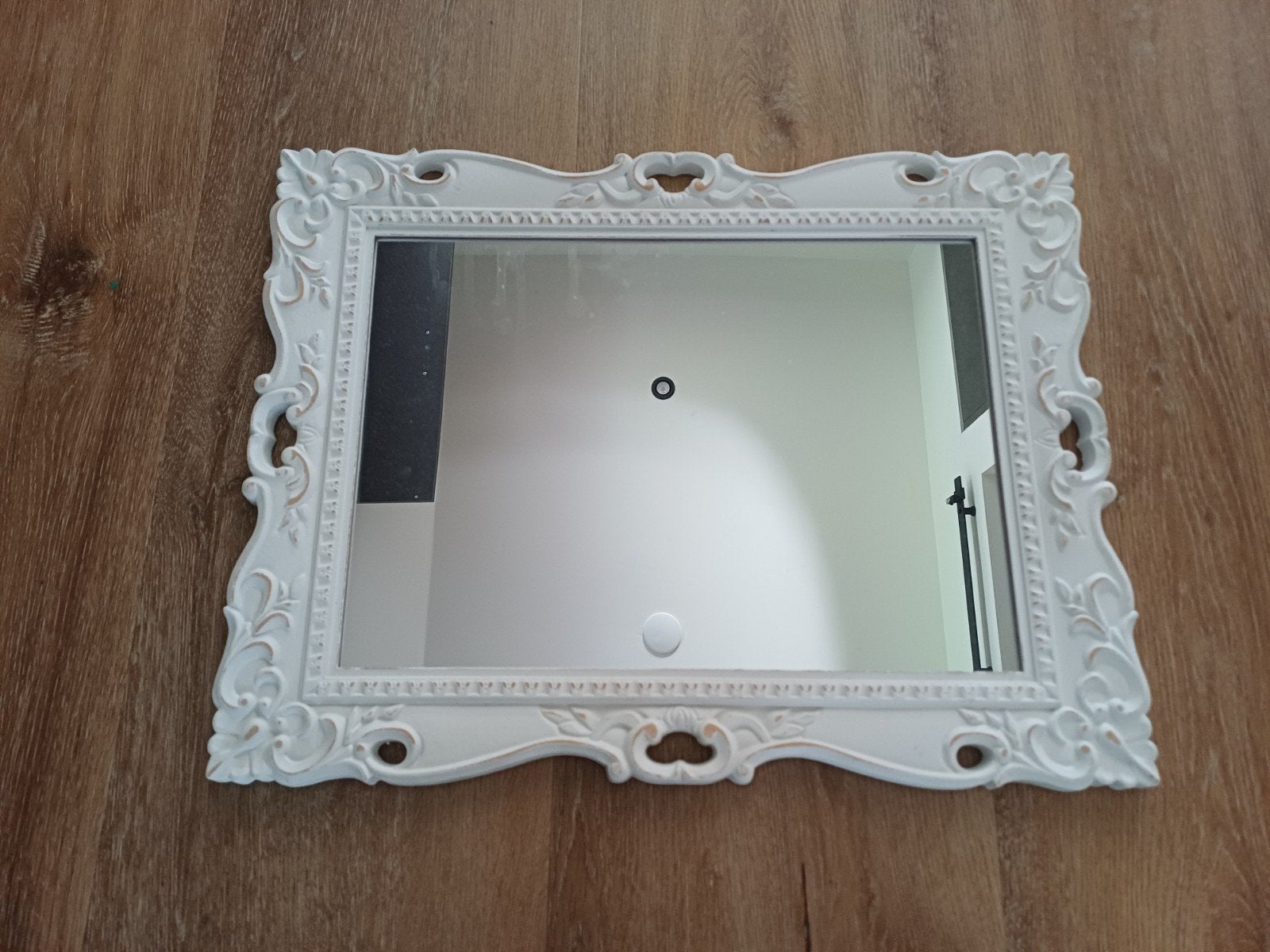 zgan spiegel, Huis en Inrichting, Woonaccessoires | Spiegels, Ophalen, Minder dan 50 cm, Zo goed als nieuw, Minder dan 100 cm