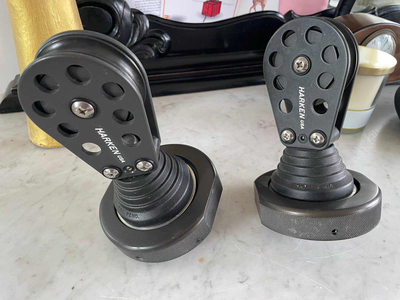 Set van 2 Harken 57mm Stand-Up Blok (3227) – ZGAN!, Ophalen of Verzenden, Zo goed als nieuw, Minder dan 15 m²