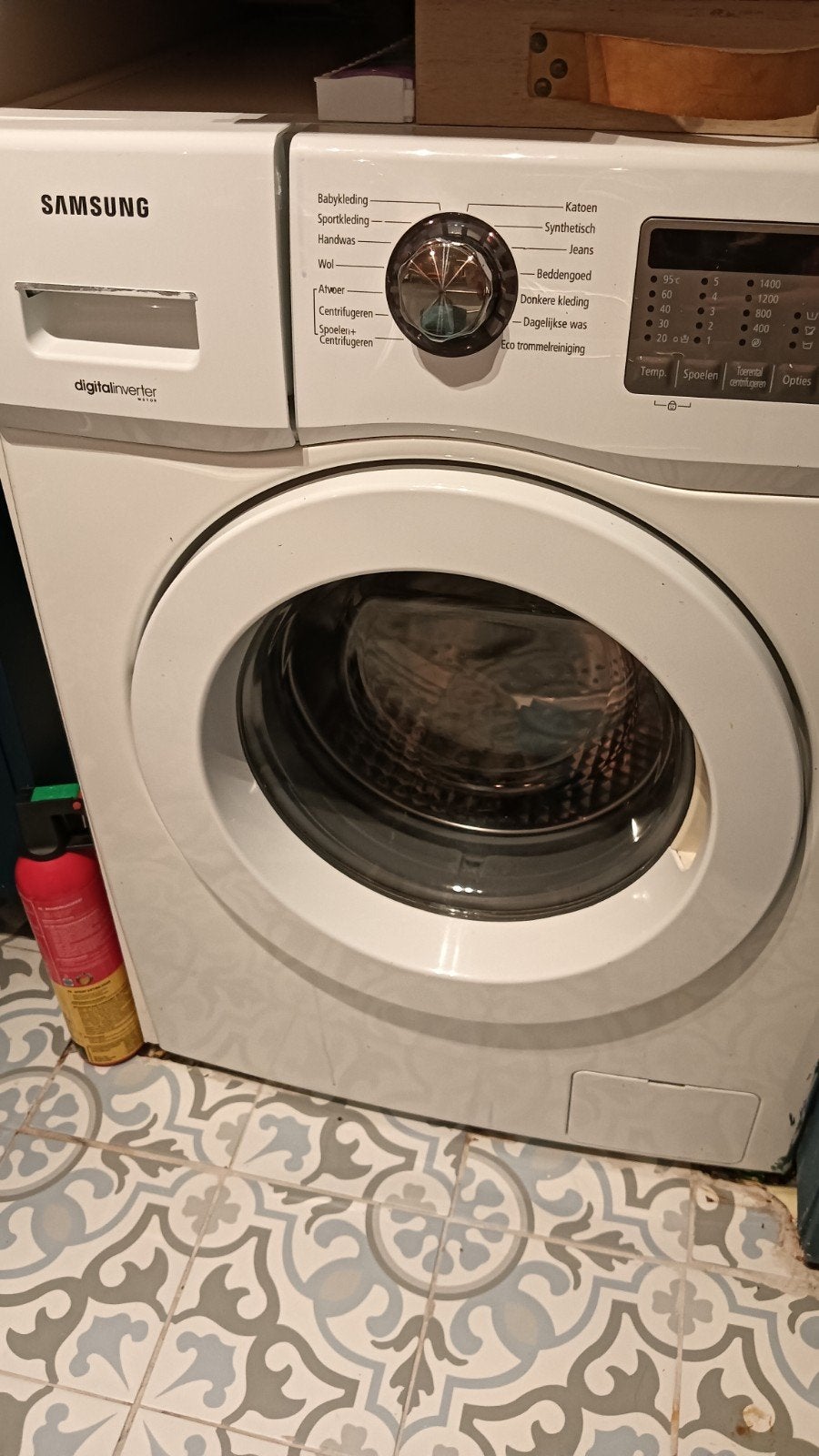 Samsung Digital Inverter Wasmachine 7.0 kg, Gebruikt, Ophalen of Verzenden, Voorlader, Energieklasse A of zuiniger