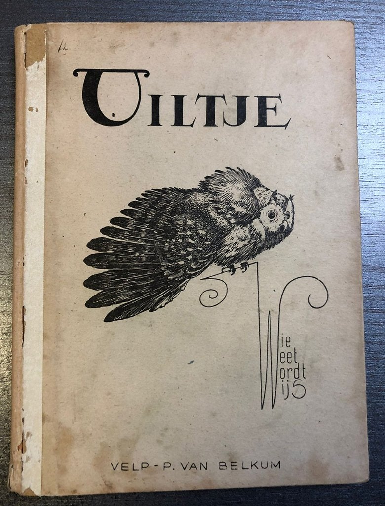 Uiltje - Wie Weet Wordt Wijs - S Abramsz - jeugdboek, Antiek en Kunst, Ophalen of Verzenden, S. Abramsz