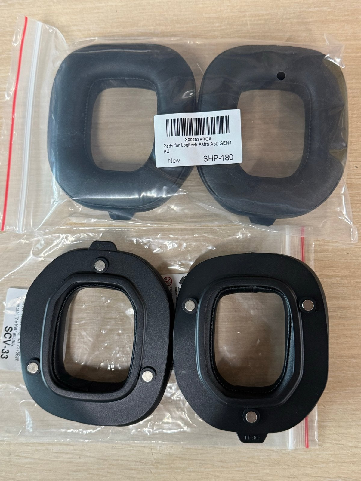 Restpartij 300x oorkussens voor Logitech Astro A50 GEN4 (PU), Logitech, MMOBIEL, Nieuw, Over-ear