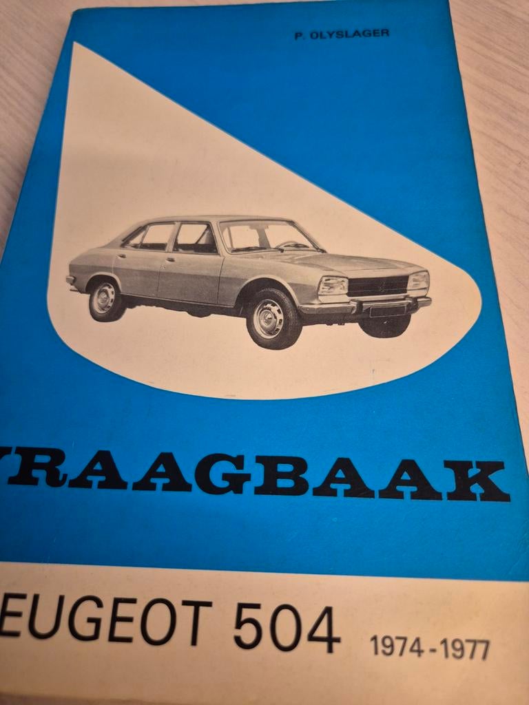 1974 1977 Peugeot 504 vraagbaak werkplaats handboek izgst, Ophalen of Verzenden