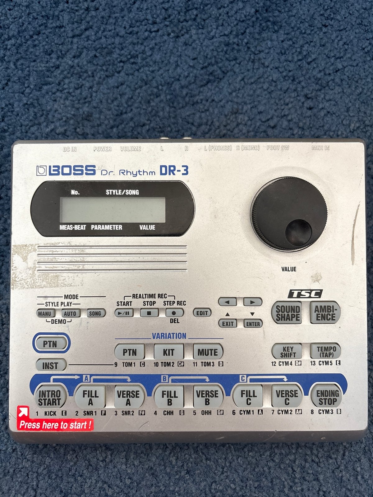 Boss DR-3 Dr. Rhythm drumcomputer, Muziek en Instrumenten, Ophalen, Gebruikt, Boss
