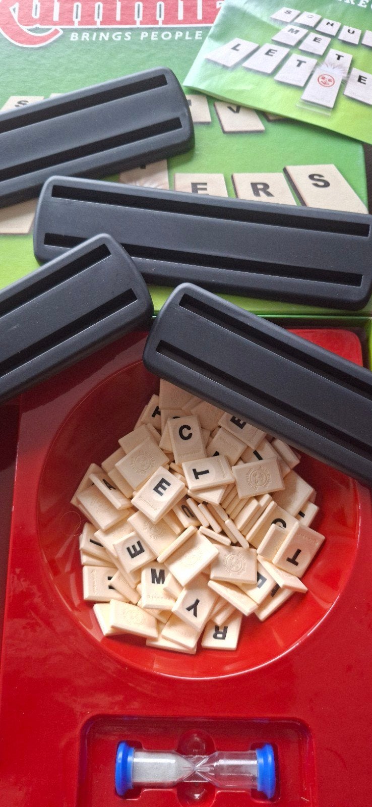 Woord Rummikub - Schijf met letters, Drie of vier spelers, Ophalen of Verzenden, Zo goed als nieuw, Goliath