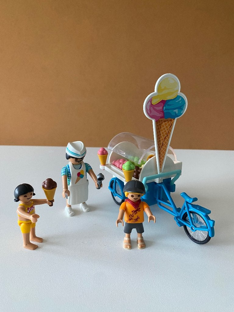 Playmobil  ijscoman, Ophalen of Verzenden, Zo goed als nieuw, Complete set