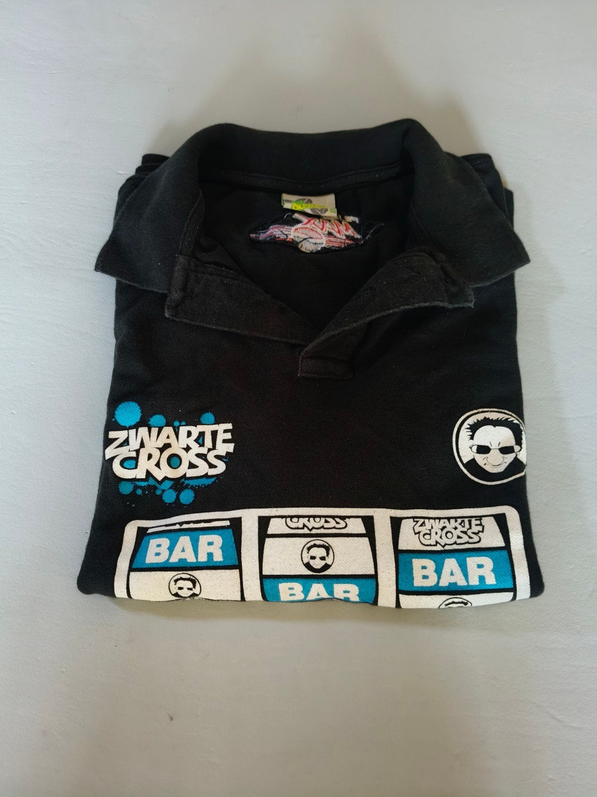 Zwarte Cross 2009 Barhoofd T-shirt - Ongedragen Collectible, Zwart, Nieuw, Overige maten, Ophalen of Verzenden