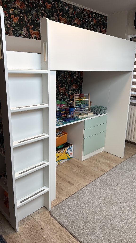 Hoogslaper, Kinderen en Baby's, Kinderkamer | Stapelbedden en Hoogslapers, Ophalen, Gebruikt, Hoogslaper