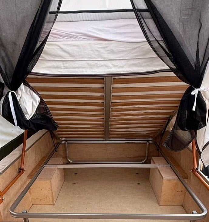 camper lattenbodem met gasveren 140x200, Caravans en Kamperen, Camper-accessoires, Ophalen