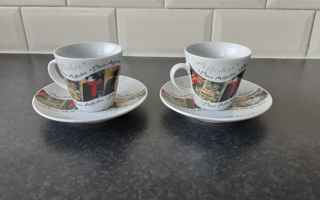 ARTETRE PARIS espresso kopjes, Huis en Inrichting, Overige materialen, Overige merken, Ophalen of Verzenden, Zo goed als nieuw