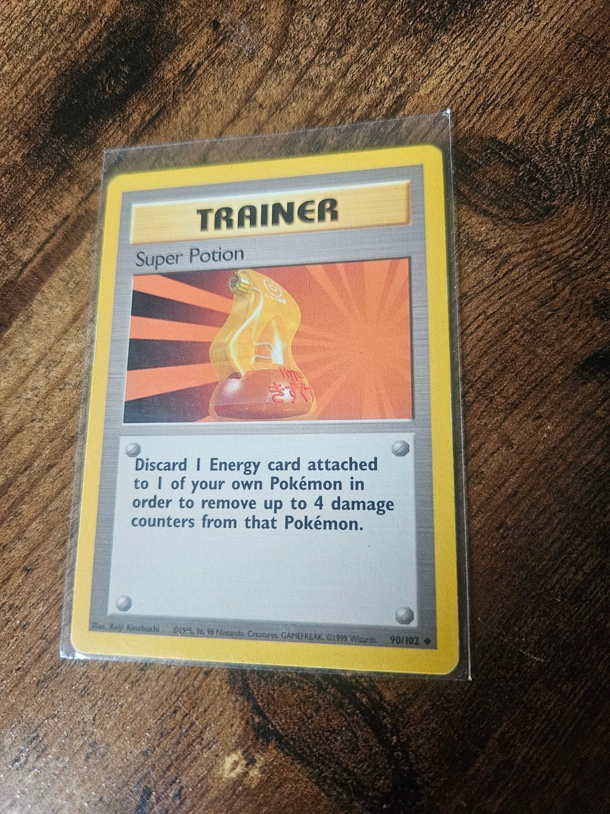 Pokémon Trainer Super Potion Kaart (Base Set), Ophalen of Verzenden, Gebruikt, Losse kaart