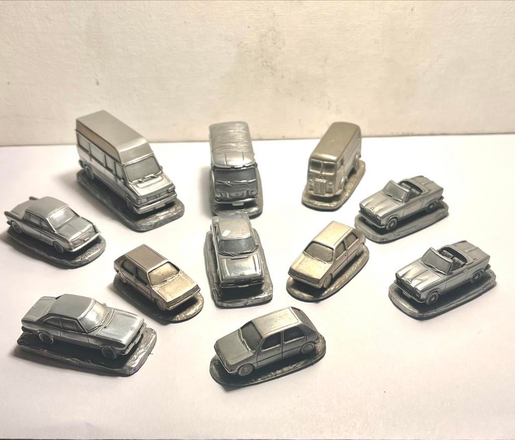 Verzameling aluminium auto's uit Engeland (jaren '60/'70), Hobby en Vrije tijd, Modelbouw | Auto's en Voertuigen, Gebruikt, Auto