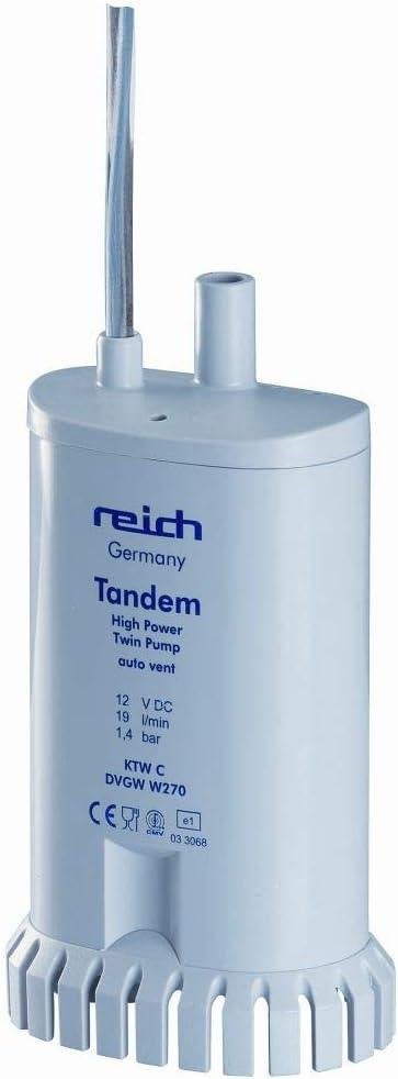 Reich Tandem Dompelpomp Twin 19l/min 1,4 bar druk, Ophalen of Verzenden, Nieuw