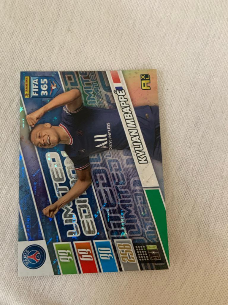 Kylian Mbappé FIFA 365 Limited Edition Voetbalkaarten, Ophalen of Verzenden, Zo goed als nieuw, Buitenlandse clubs, Spelerskaart