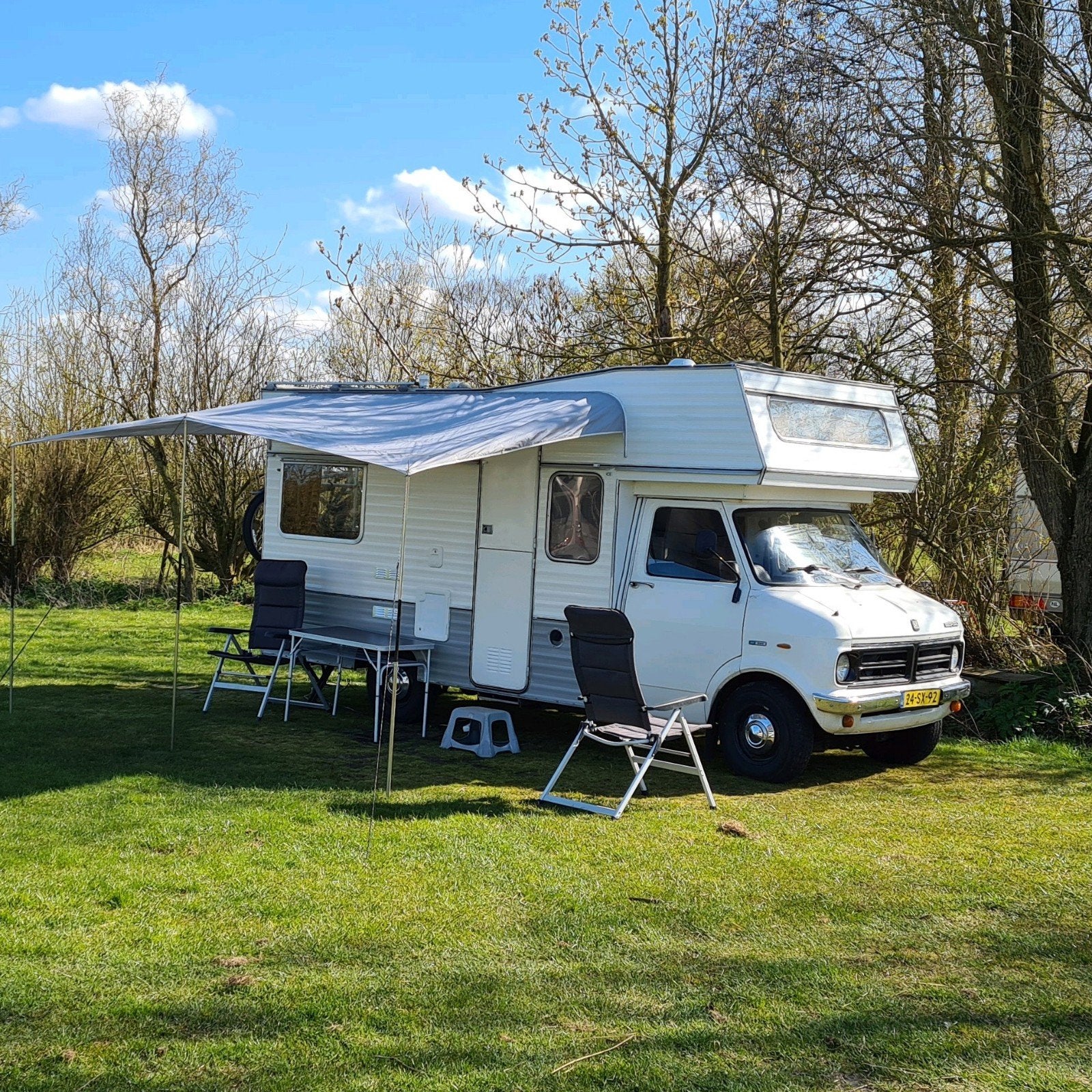 T.k. Bedford 2.3 benz.1977 w.b en apk vrij., Buscamper of Camperbus, Handgeschakeld, Particulier, Benzine