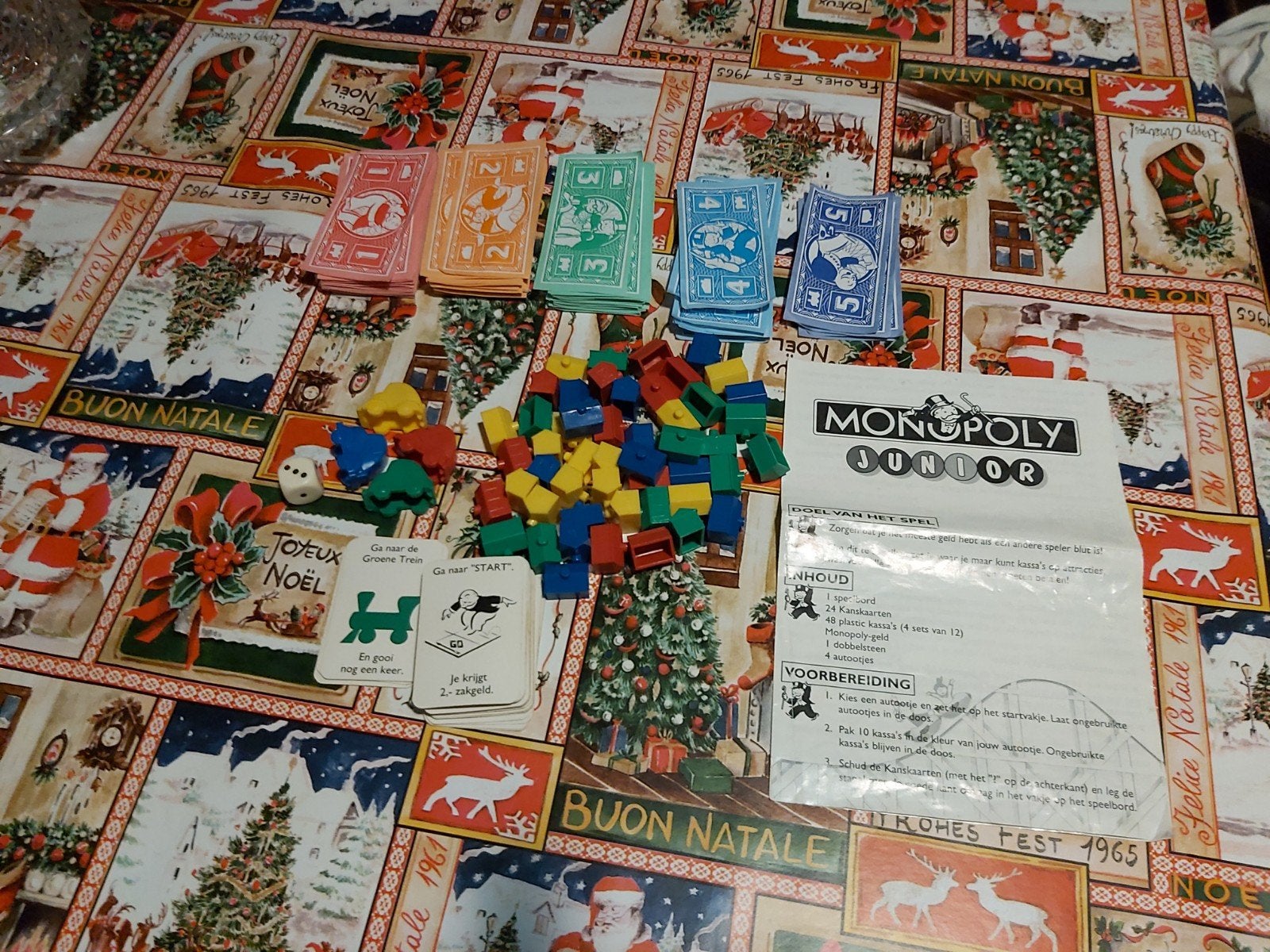 Onderdelen. Monopoly. Junior. Niet Compleet., Ophalen of Verzenden, Zo goed als nieuw