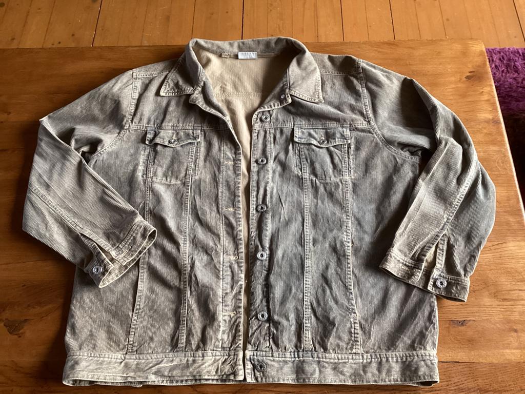 Jasje rib, maat 48/50, merk Canda., Kleding | Dames, Ophalen of Verzenden, Zo goed als nieuw, Maat 46/48 (XL) of groter, Blauw