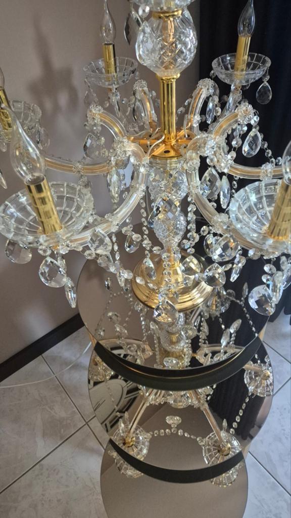 2 prachtige lampen kristal, Ophalen of Verzenden, Zo goed als nieuw