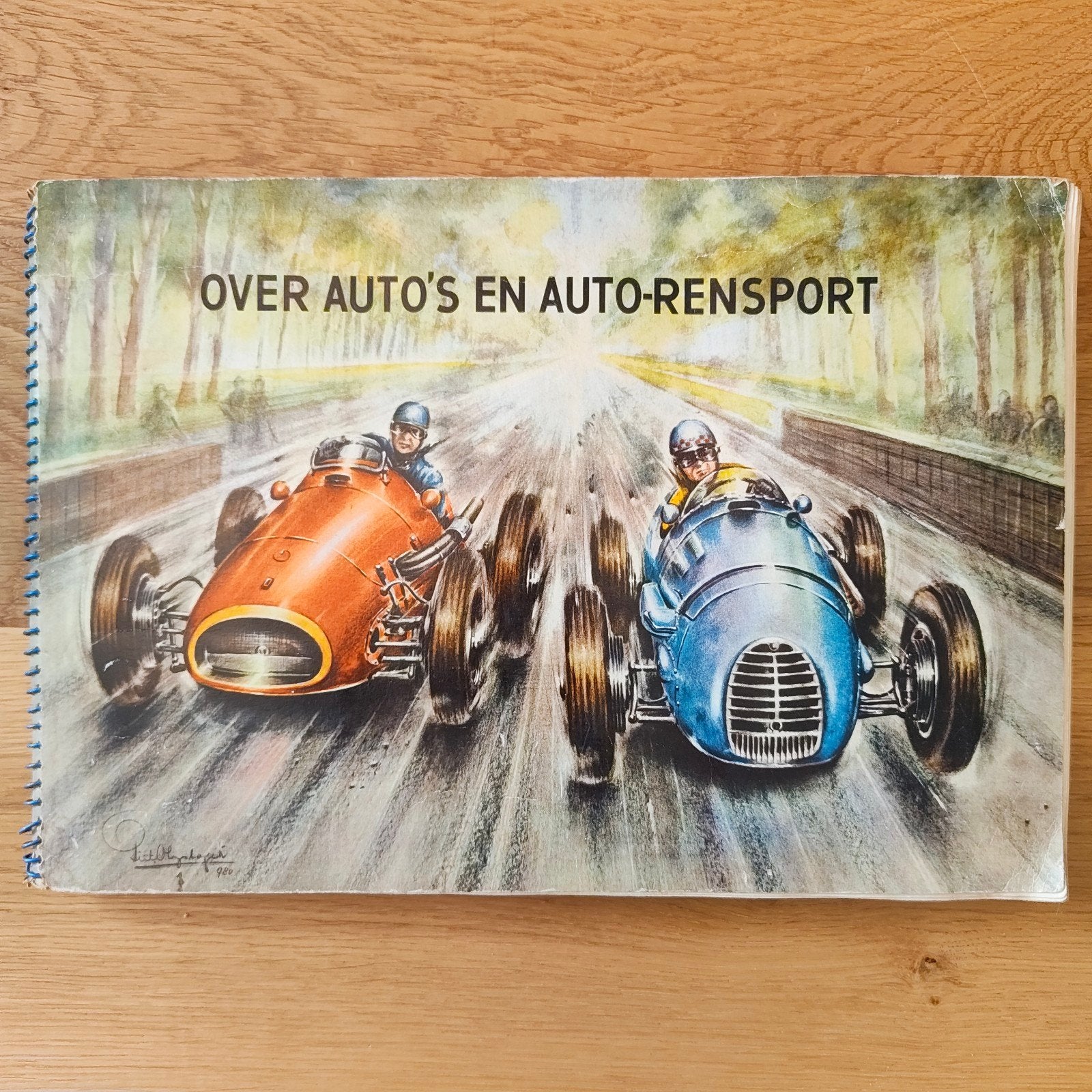 plaatjesboek "over suto's en auto-rensport" -Virginia Cig, Ophalen of Verzenden, Zo goed als nieuw, Piet Olyslager, Plaatjesalbum