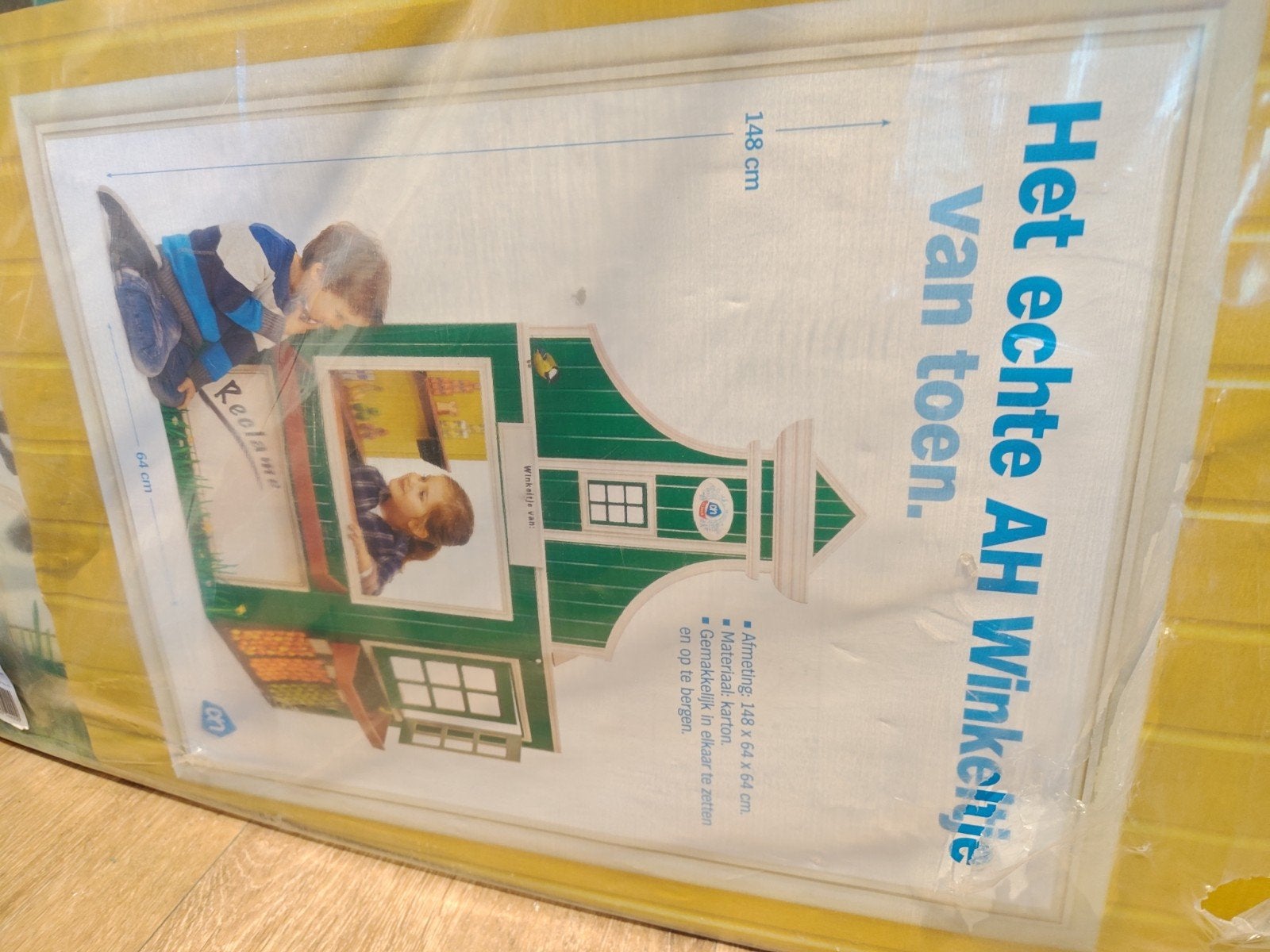AH Winkelwagen met boodschappen en AH Winkeltje, Ophalen, Zo goed als nieuw, Knutselen