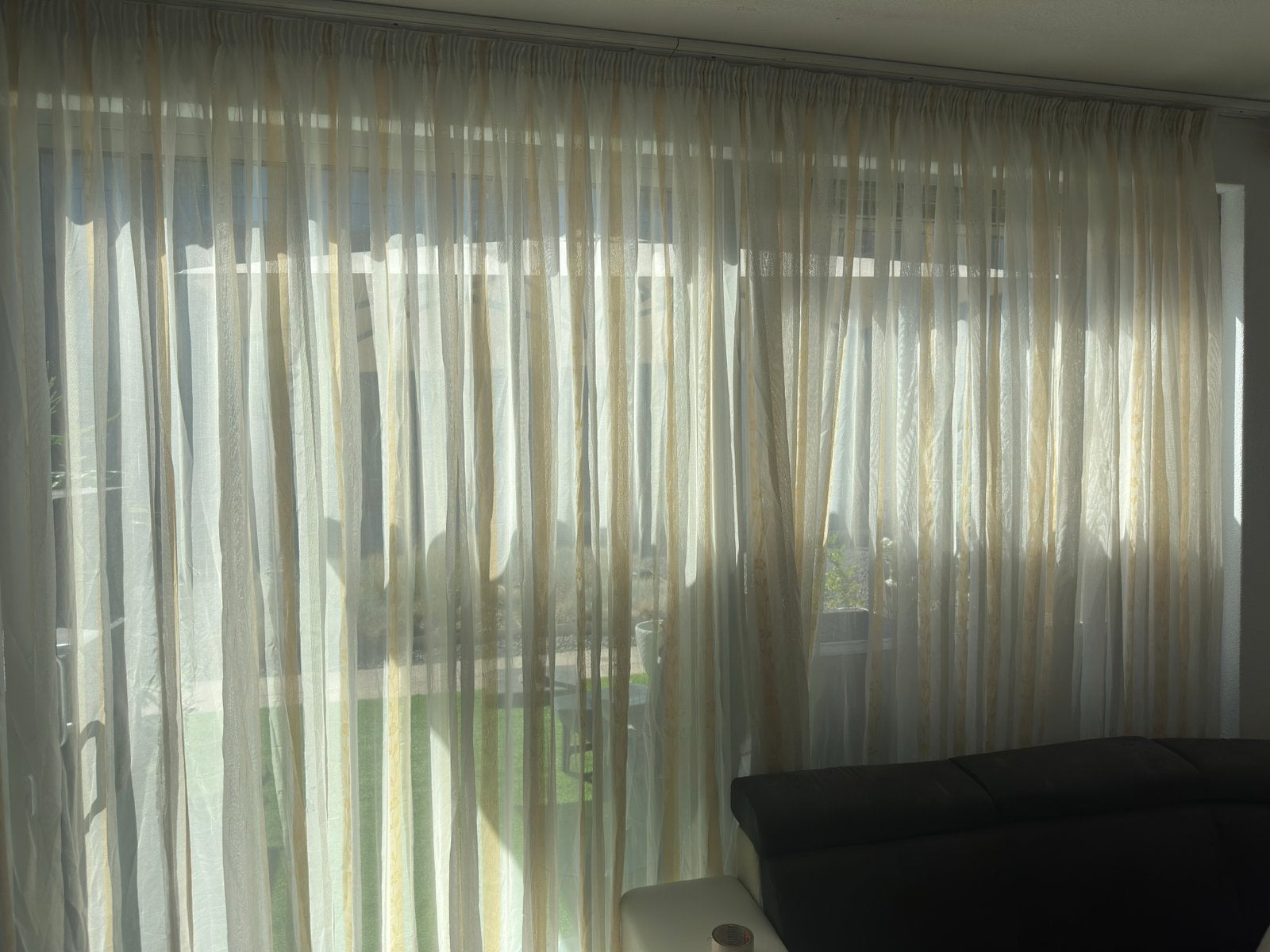 Vitragegordijn 500 cm breed 230 cm lang, Huis en Inrichting, Stoffering | Gordijnen en Lamellen, Ophalen, Vitrage, 500 cm, 230 cm