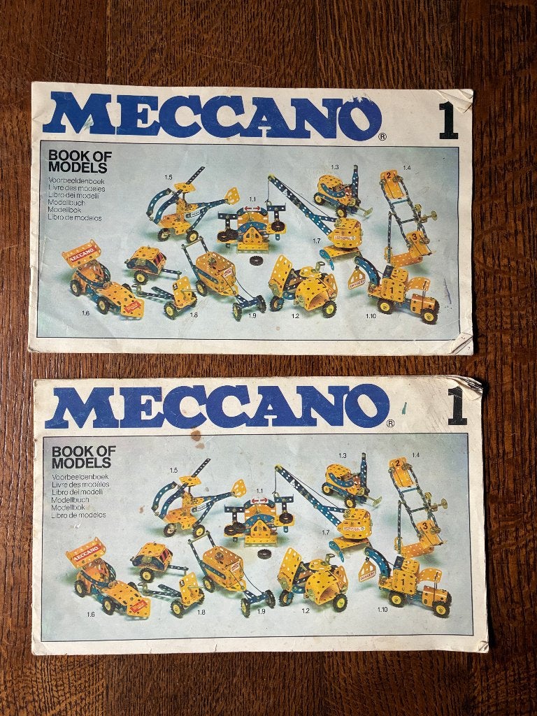 Vintage Meccano voorbeelden boekje - 1978, Ophalen of Verzenden