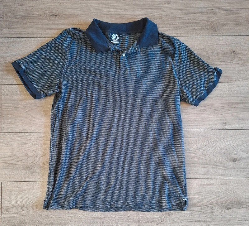 Adventure Line heren polo blauw 3XL 100% katoen, Blauw, Adventure line, Overige maten, Ophalen of Verzenden