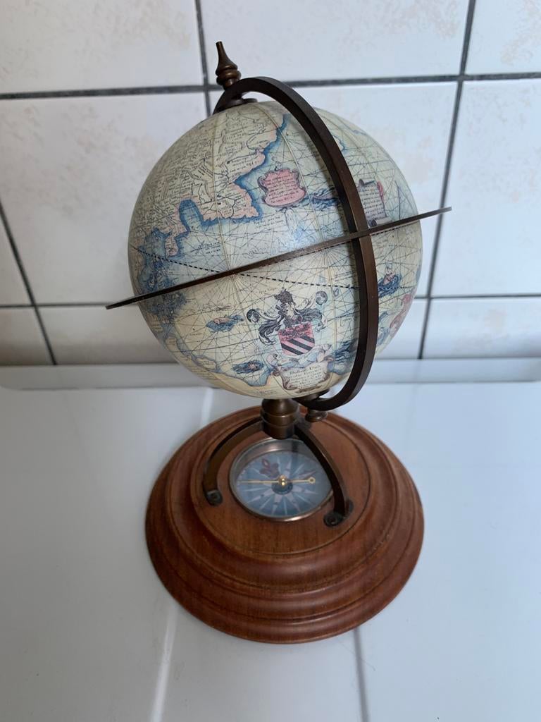 Globe met kompas, Antiek en Kunst, Verzenden