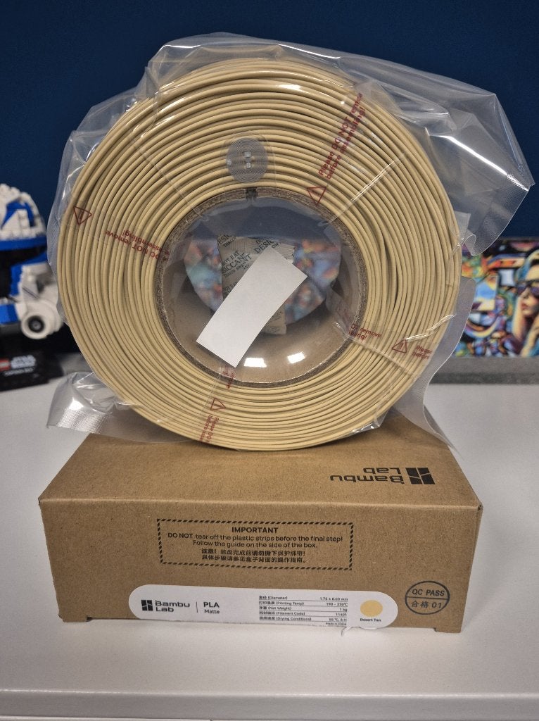 Bambu Lab PLA Matte refill - Desert Tan (1kg), Computers en Software, Ophalen of Verzenden, Nieuw, Filamentrollen