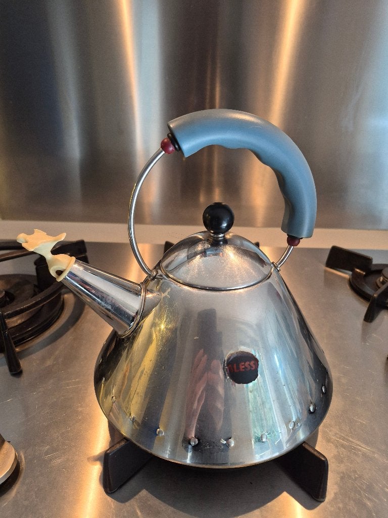 Alessi Fluitketel, Theepot/fluitketel, Ophalen, Gebruikt, Alessi