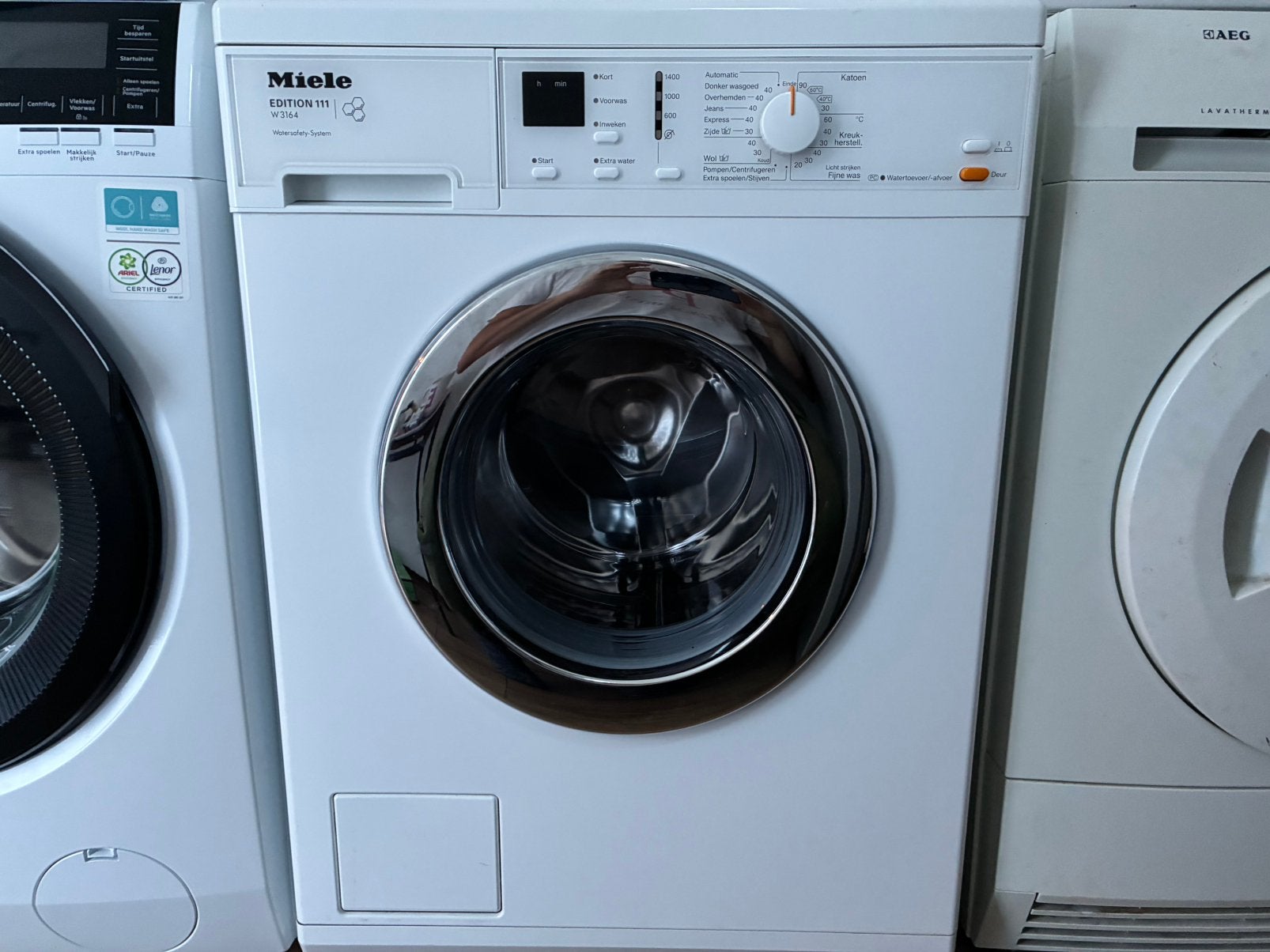 H.O.M.Kollum Witgoed:Miele,AEG,Bosch,Siemens., Miele,Bosch,Siemens,AEG, 8 tot 10 kg, Ophalen of Verzenden, Voorlader