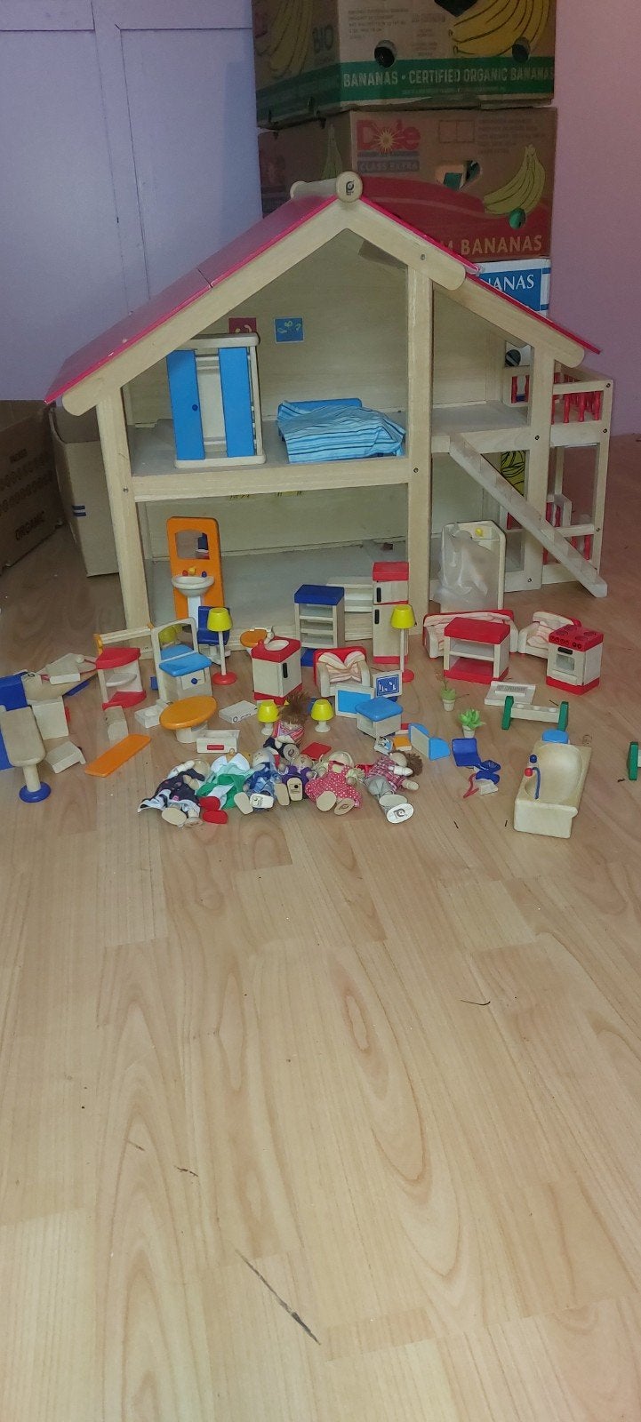 poppenhuis, Ophalen, Zo goed als nieuw, Poppenhuis