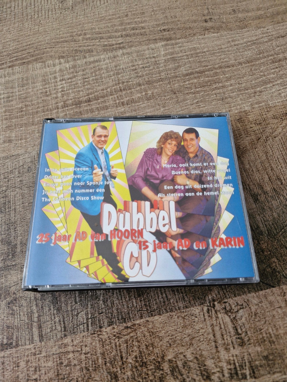 Dubbel CD: 25 Jaar Ad van Hoorn & 15 Jaar Ad en Karin, Gebruikt, Verzamelalbum, Inclusief doosje, Schlager