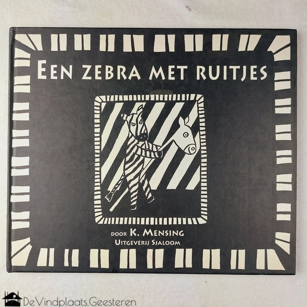 Een zebra met ruitjes – fraaie platen! – 1993, Ophalen of Verzenden, Zo goed als nieuw, Prentenboek