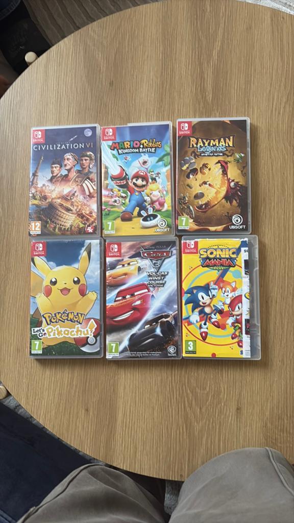 Nitendo switch spelletjes, Cd's en Dvd's, VHS | Kinderen en Jeugd, Alle leeftijden, Ophalen of Verzenden, Zo goed als nieuw