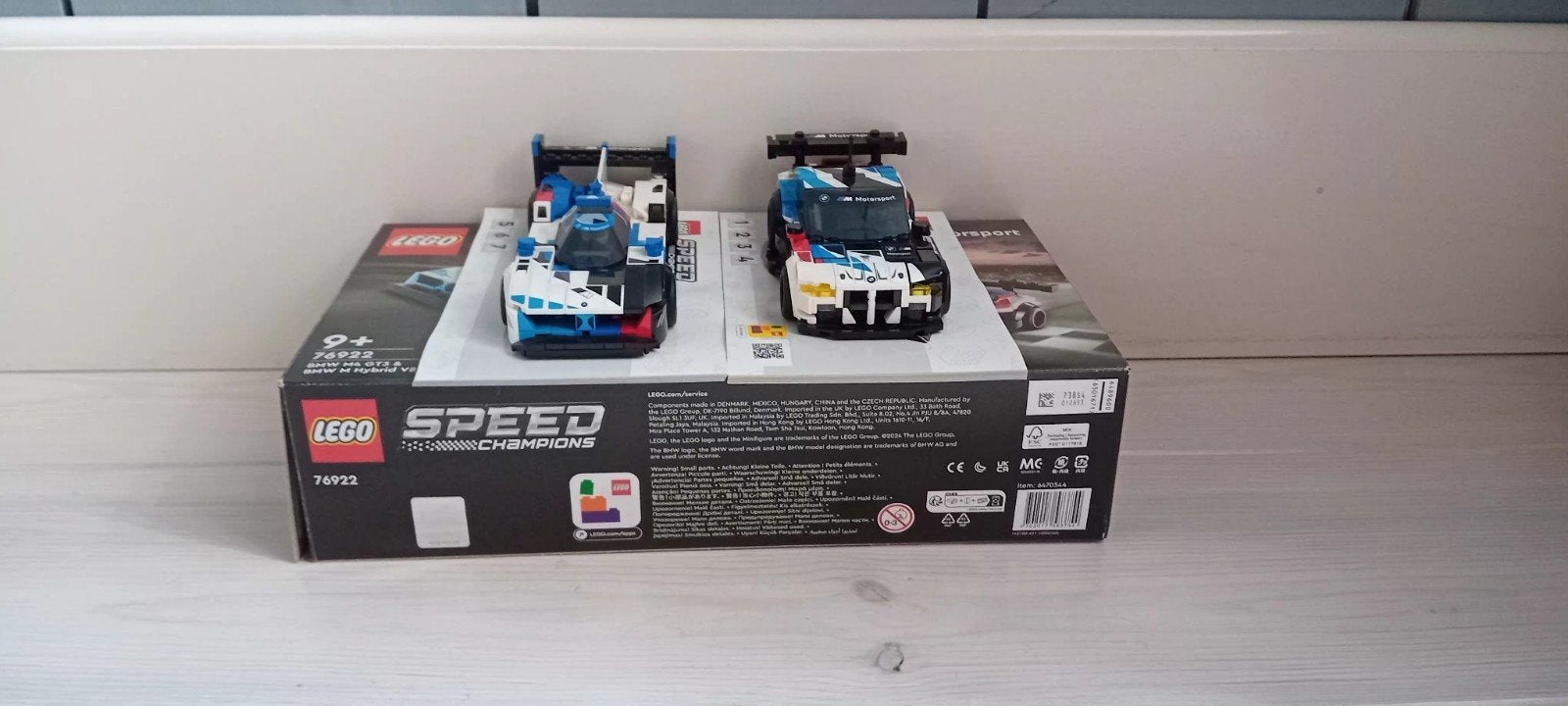 LEGO Speed Champions BMW M4 GT3 & BMW M Hybrid V8, Ophalen of Verzenden, Zo goed als nieuw, Overige merken