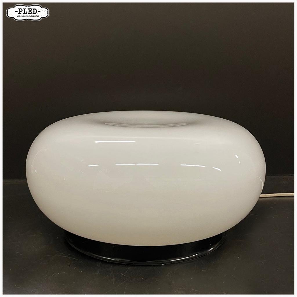 Vintage Plafoniere Plafondlamp Lamp Opaline, Gebruikt, Ophalen of Verzenden, Glas, Vintage Gispenstijl