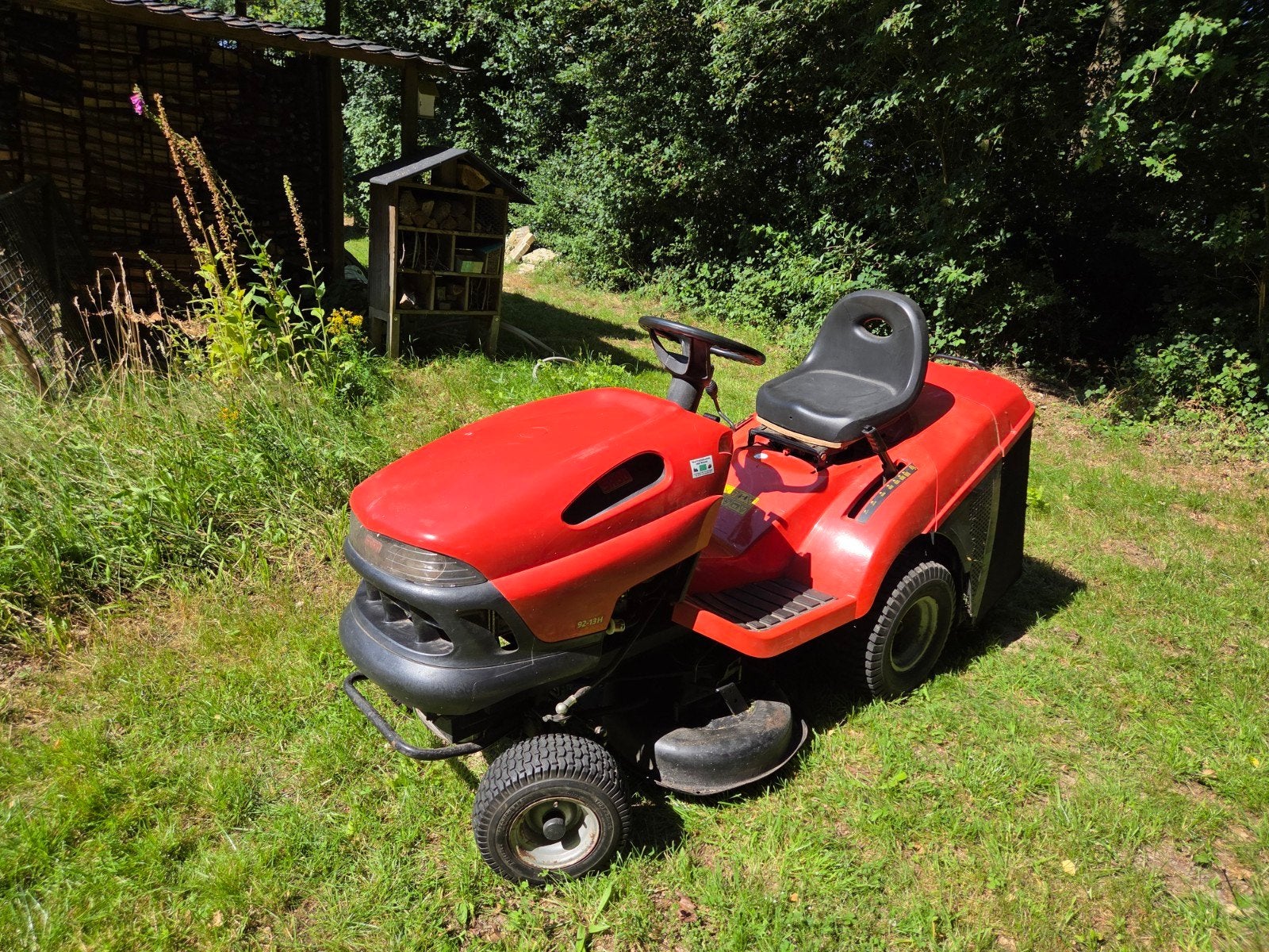 SABO 92-13 H Hydro Zitmaaier | 13,5 PK | 92 cm Maaidek |, Tuin en Terras, Zitmaaiers, Gebruikt, Opvangbak, 90 tot 120 cm, Ophalen