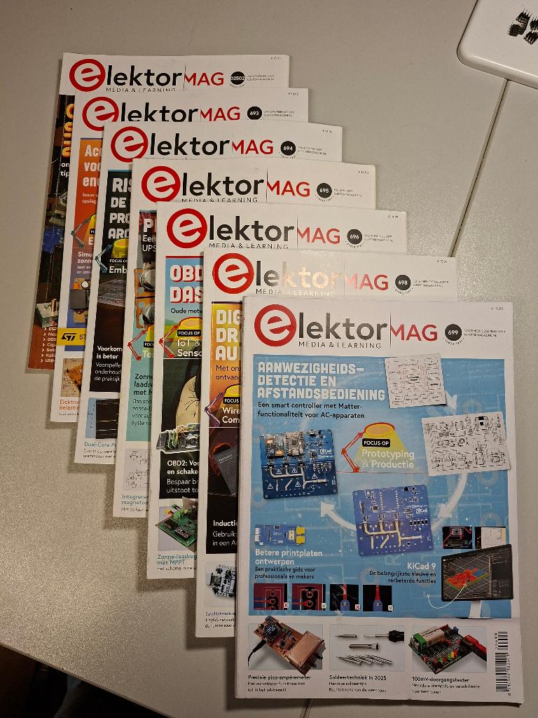 Tijdschrift Elektor / Elektuur 2025, Boeken, Ophalen of Verzenden, Zo goed als nieuw, Wetenschap en Natuur