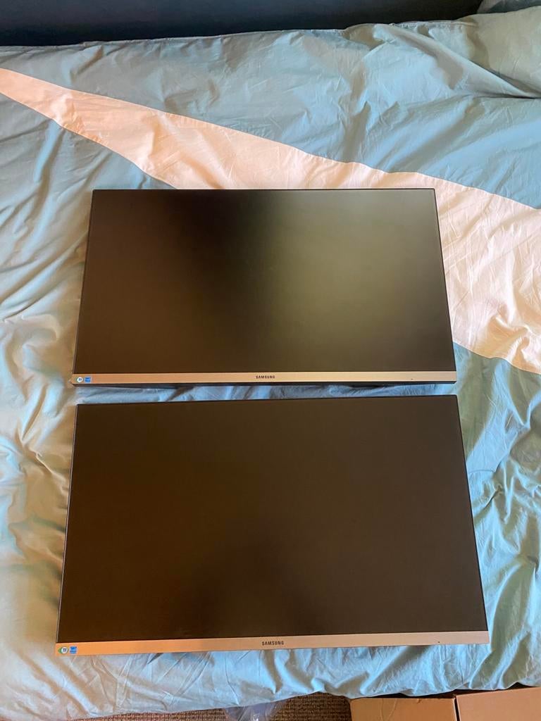 2 Samsung 27Inch 75Hz monitoren, Gaming, HDMI, Full HD, Ophalen of Verzenden